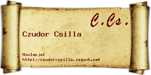 Czudor Csilla névjegykártya